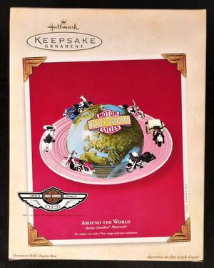 Hallmark Harley-Davidson Motor Cycles AROUND THE WORLD Sound & Motion Ornament